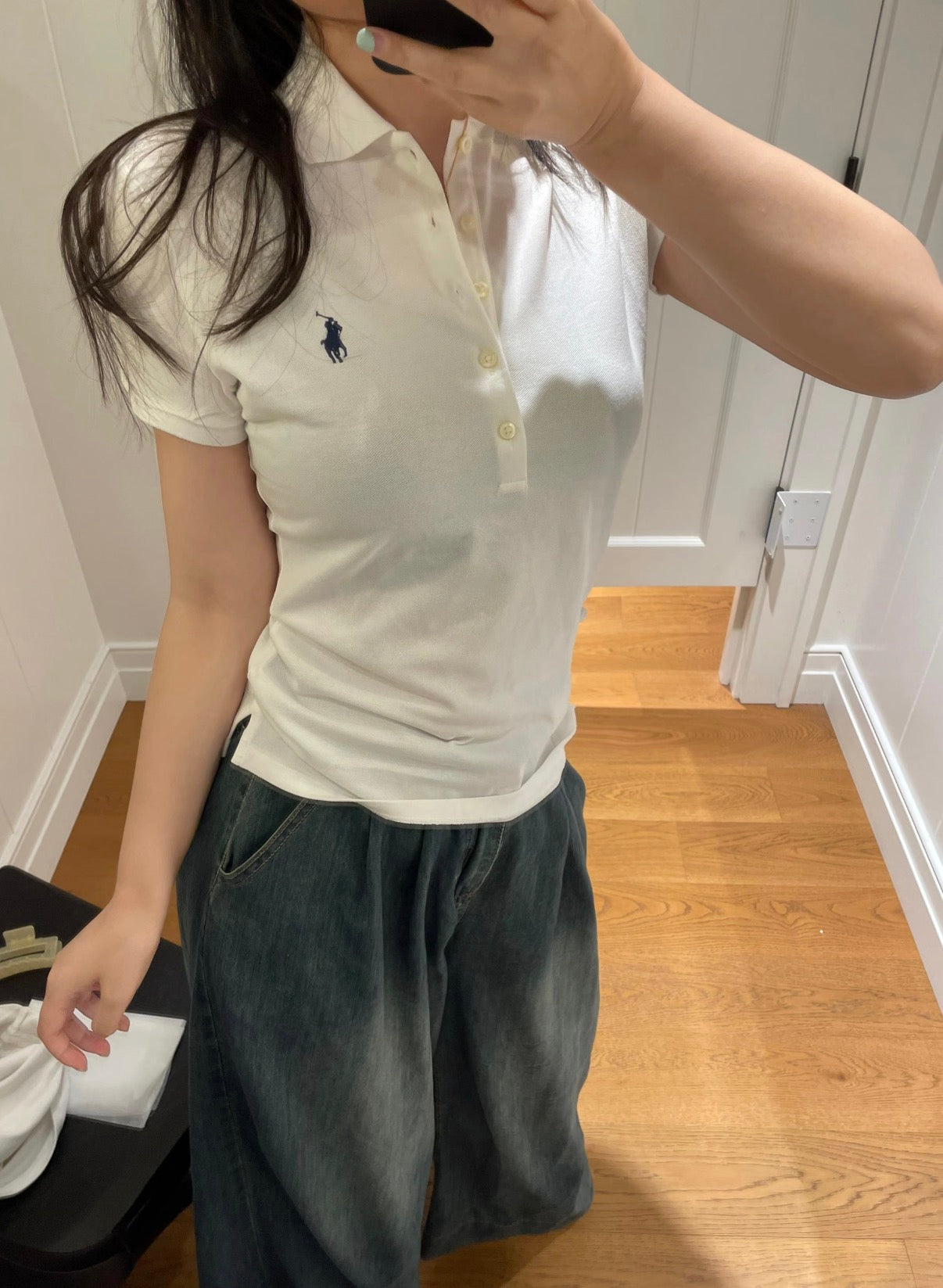 Polo Ralph Lauren Women's Custom Slim Fit Stretch Piqué Polo Shirt