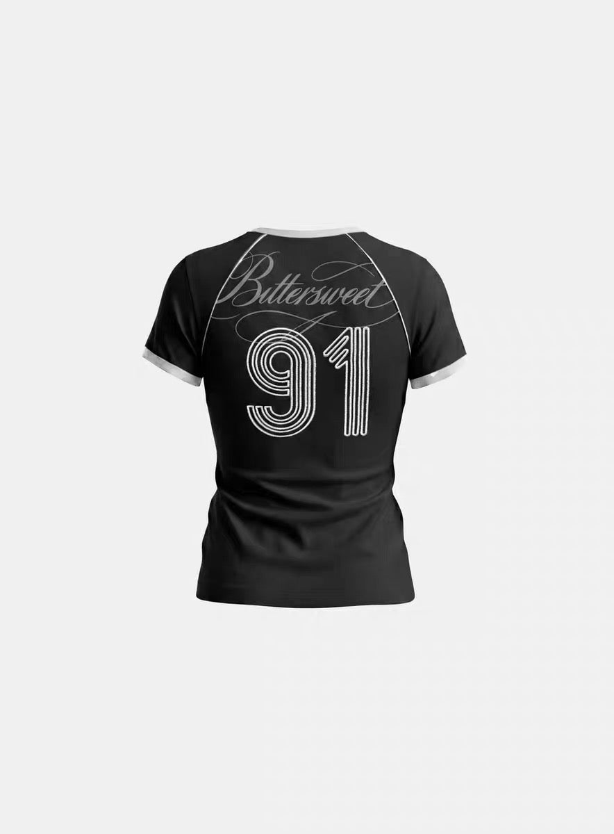 Badblood Bittersweet Ringer Crop T-shirt