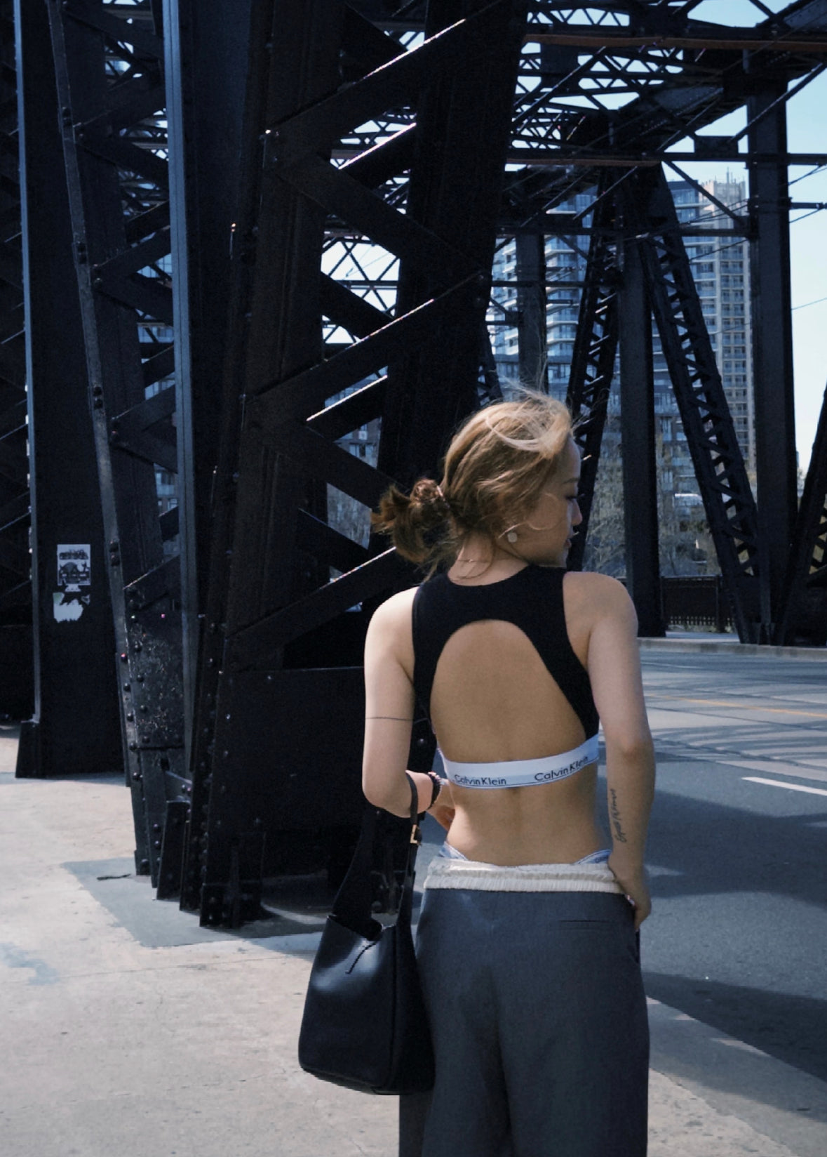 Calvin Klein Underwear Modern Cotton Open Back Bralette
