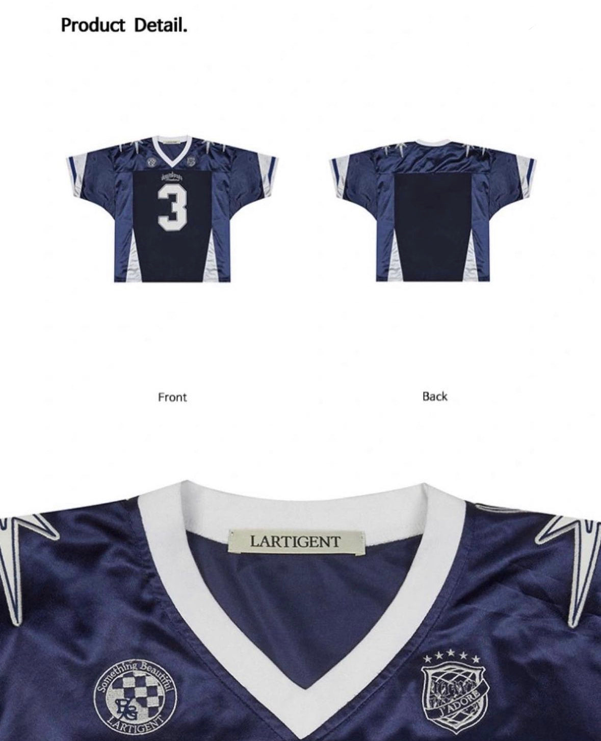 Lartigent L9 BIG NUMBER FOOTBALL TOP