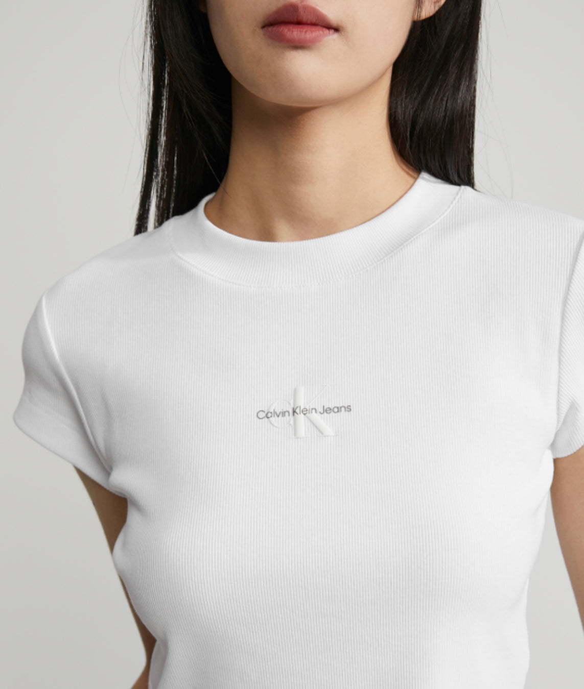 Calvin Klein Jeans Monogram Tee-White