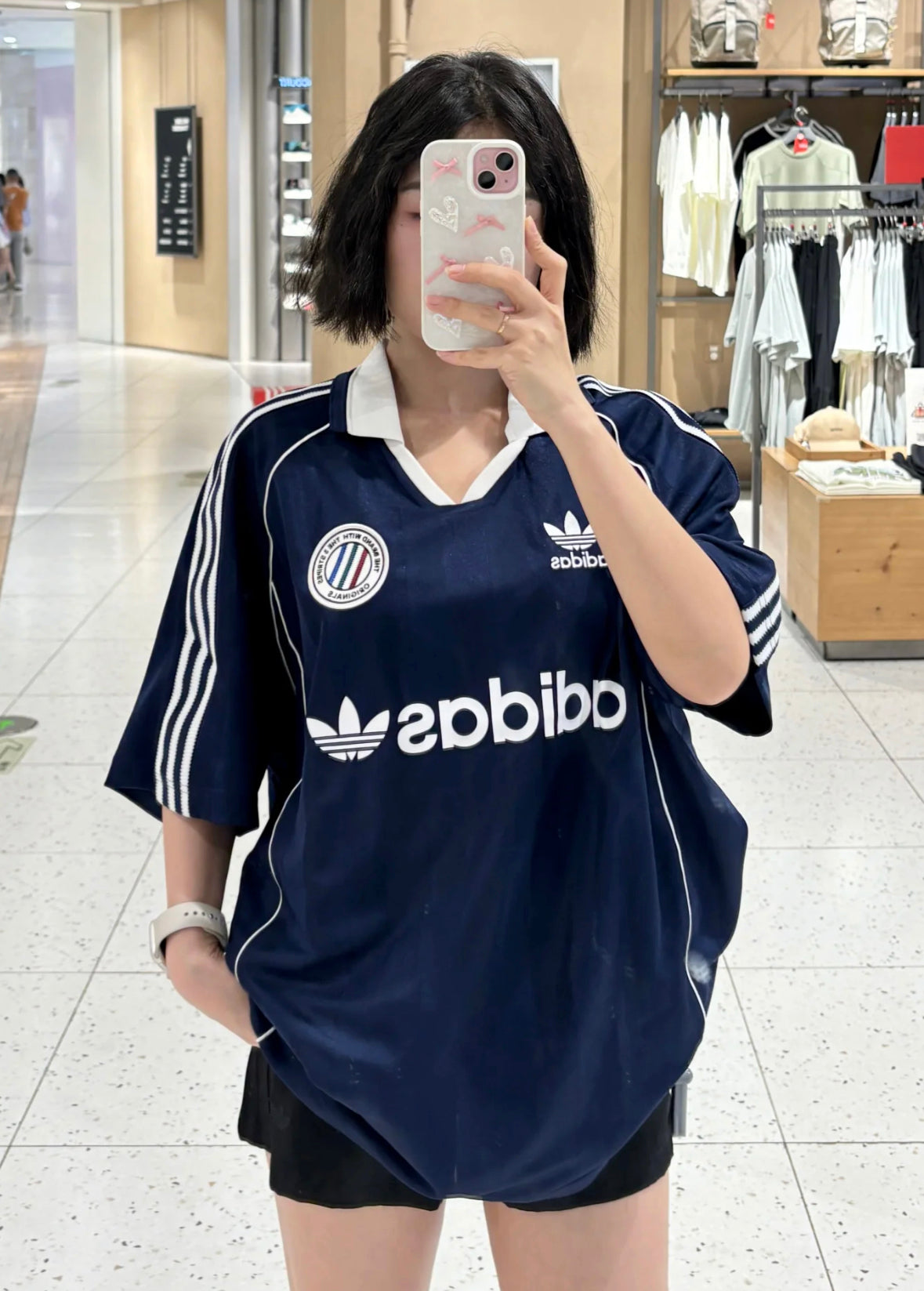 Adidas jersey Top - Blue