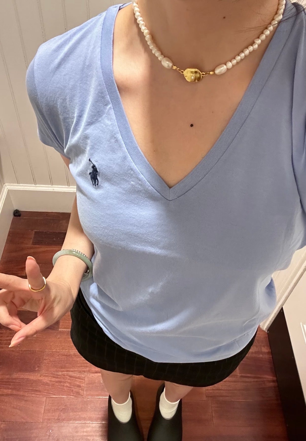 Polo Ralph Lauren Women's Classic Fit V-Neck Cotton Jersey T-Shirt