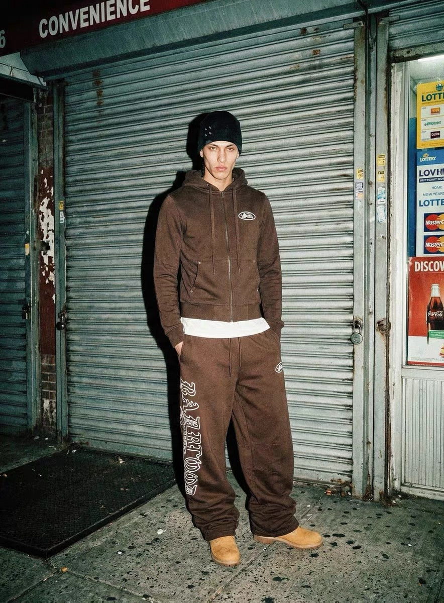 Bad blood Corteiz Alcatraz Wide Leg Sweatpants