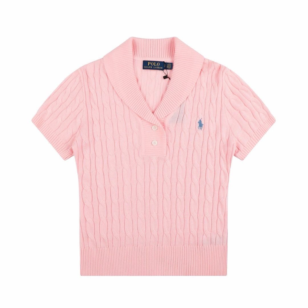 Polo Short-Sleeve Johnny Collar Polo Sweater