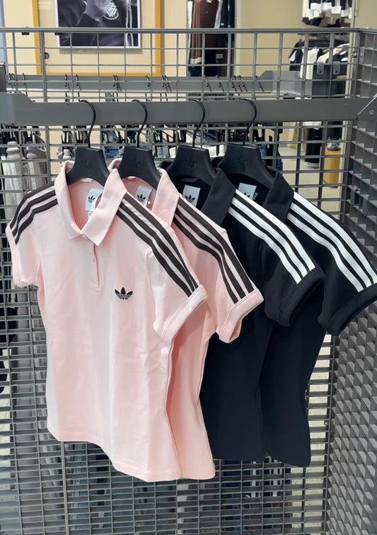 Adidas Originals Women's Adicolor Classics 3-Stripes Slim Fit Polo Shirt