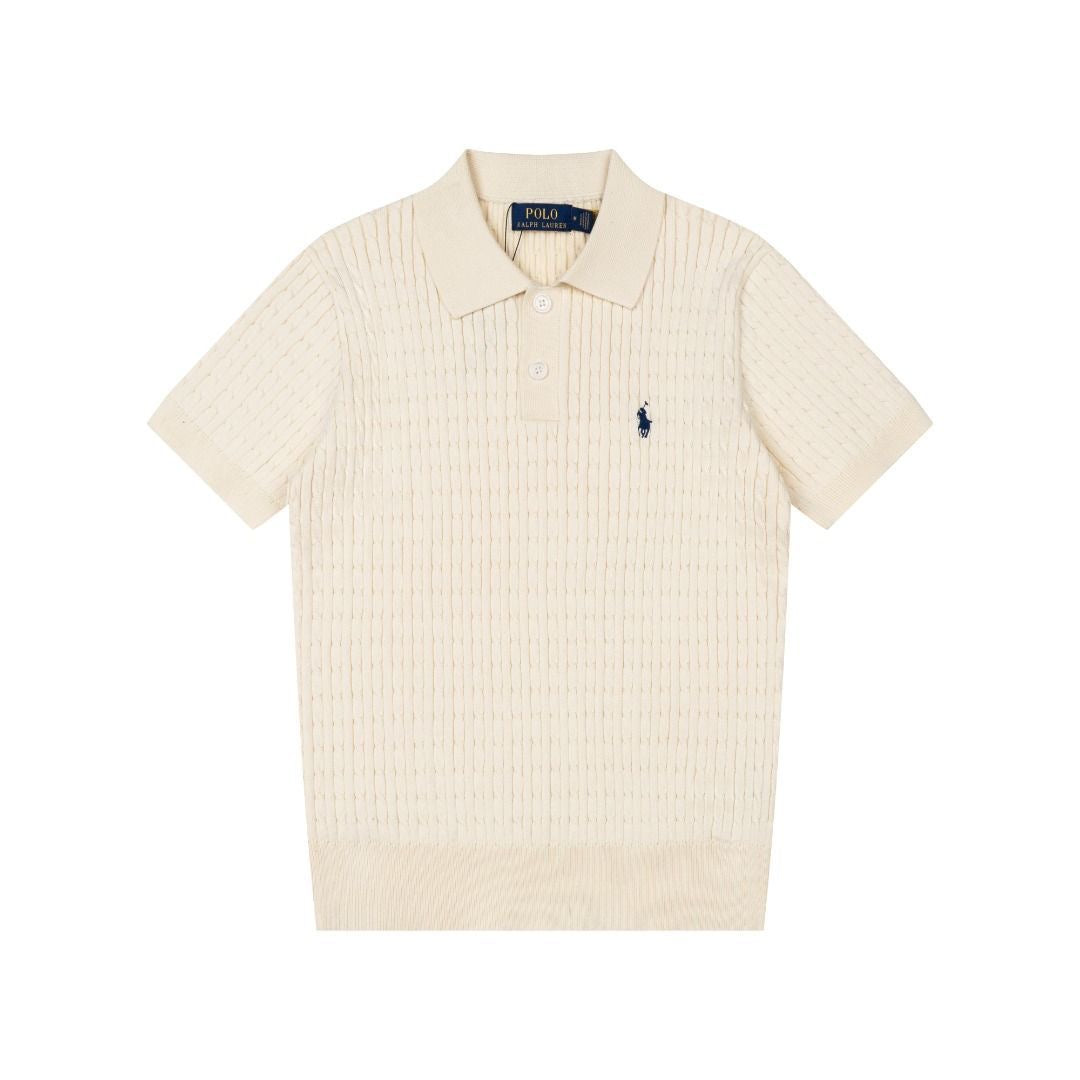 Polo Sweater(polo領細麻花)