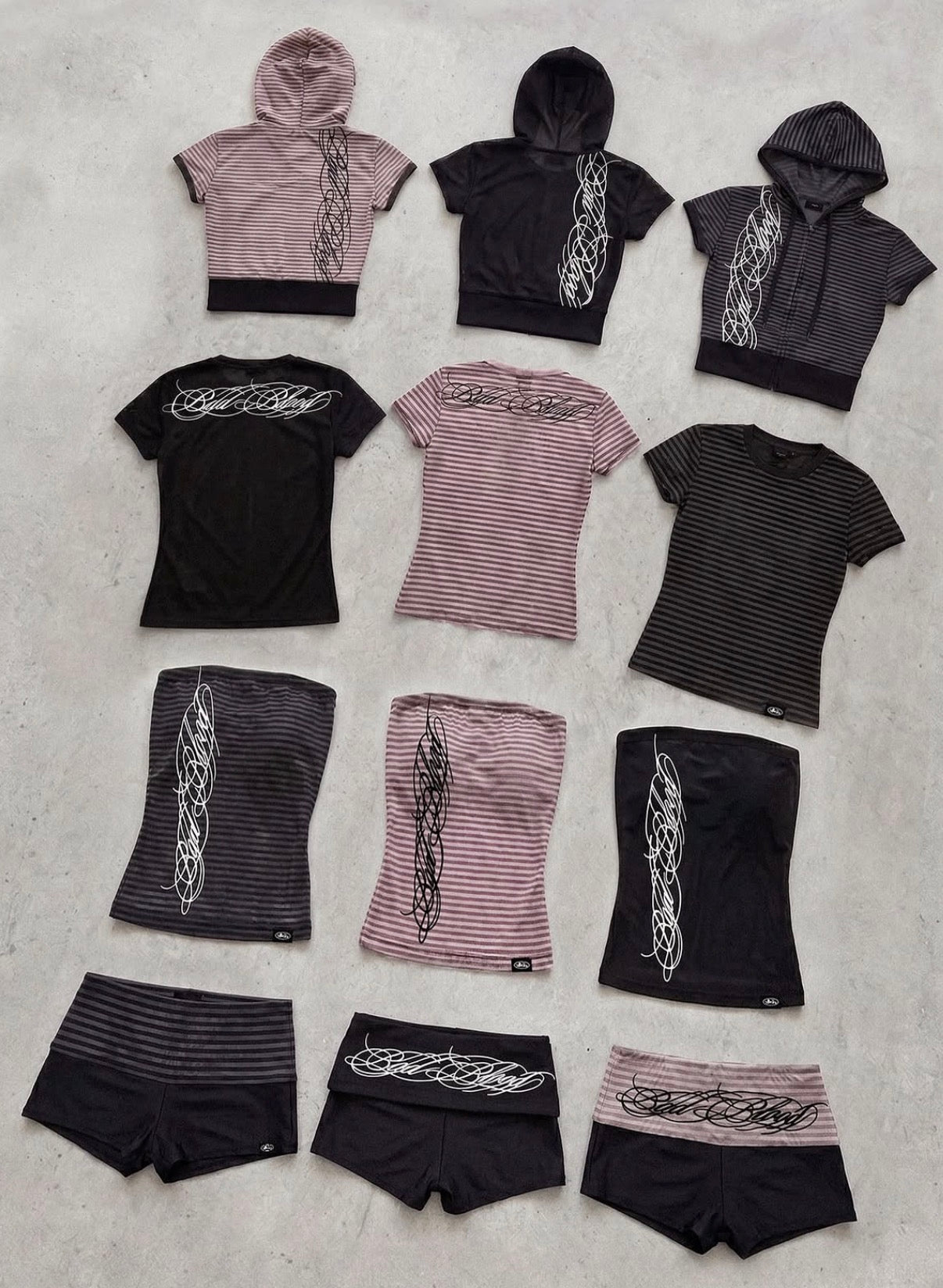 Bad blood Stripe Slim Fit Short Sleeve T-Shirt