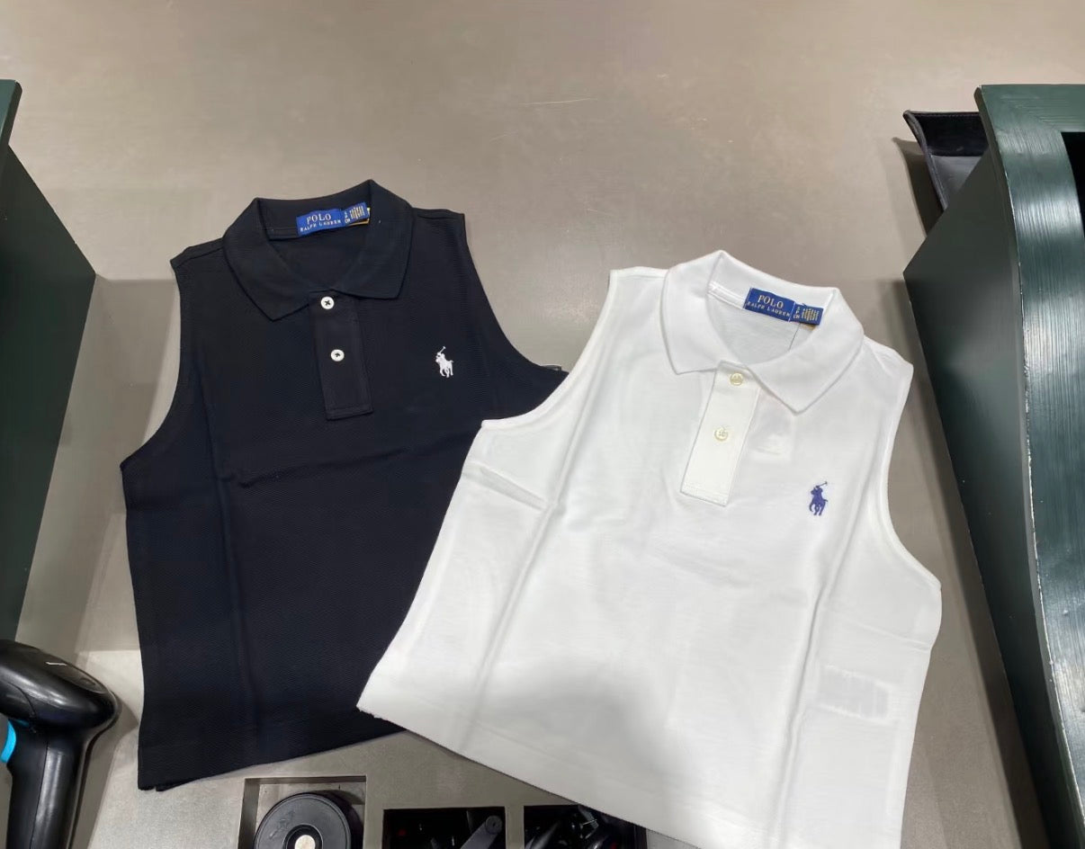 Polo Women's Sleeveless Cotton Polo Shirt