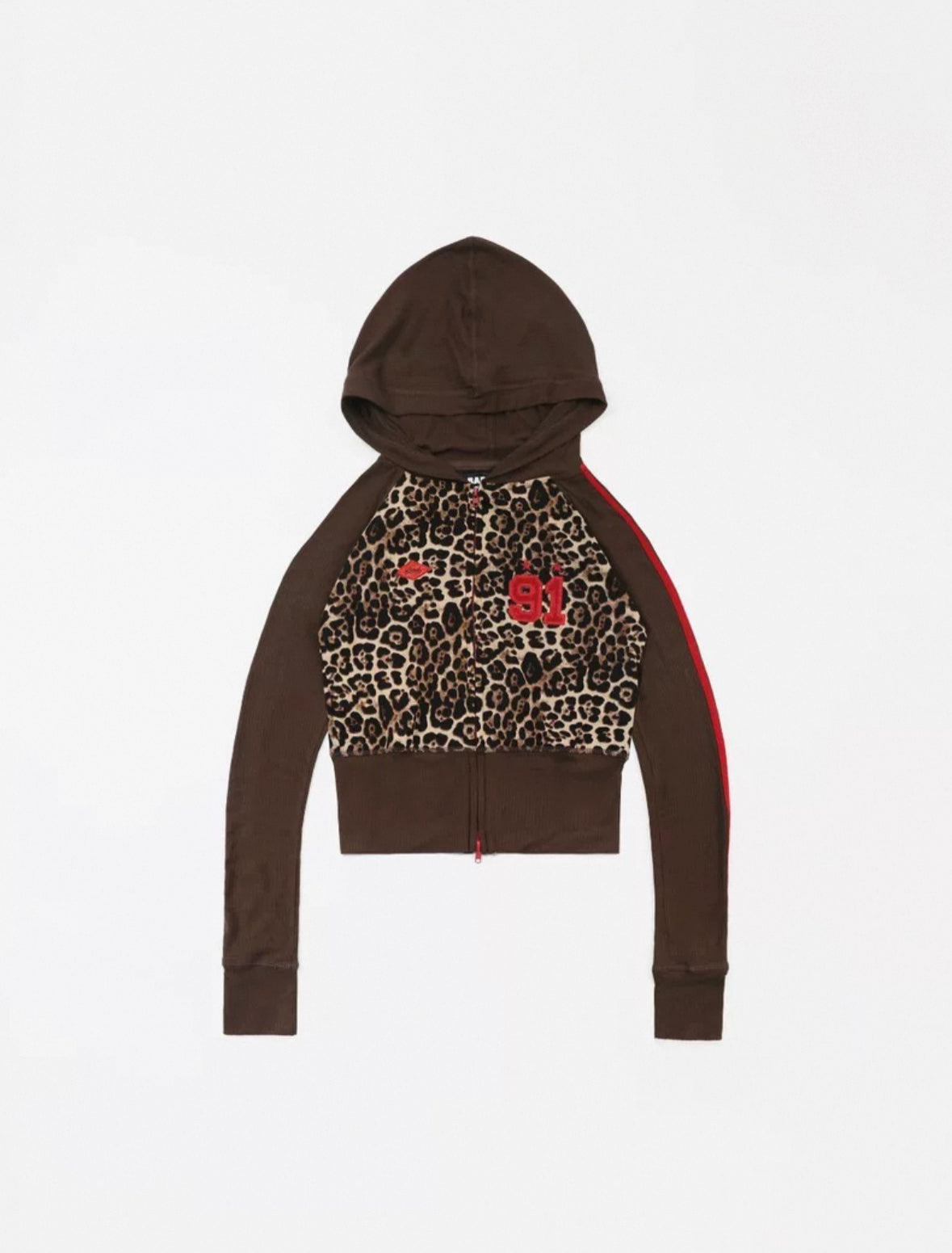 Badblood Jersey Hooded Zip-Up-Top