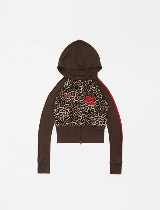 Badblood Jersey Hooded Zip-Up-Top