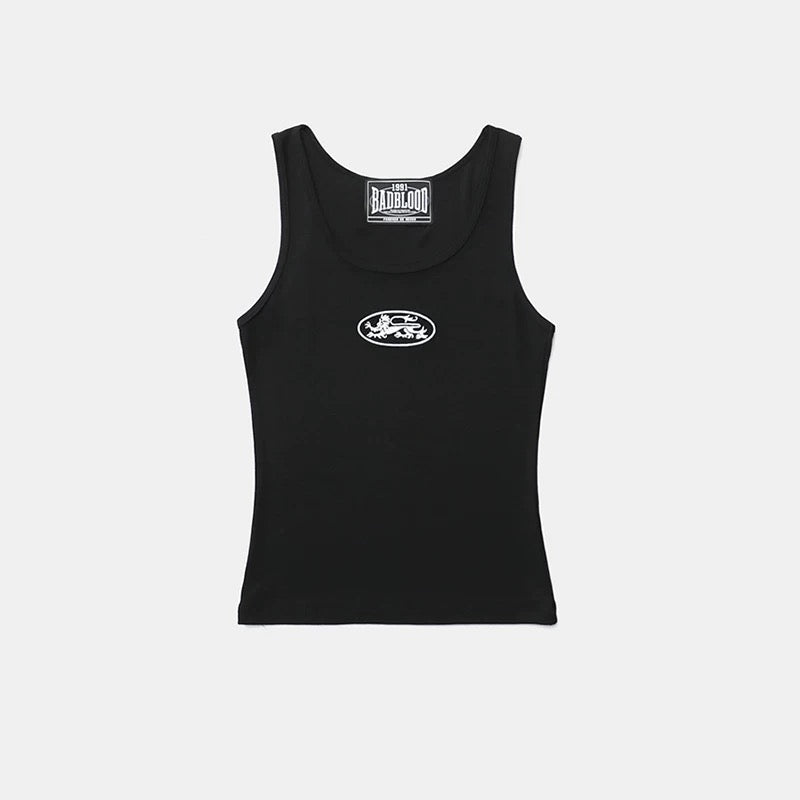 Badblood Mystic Tank Slim Fit - Black