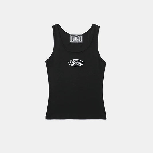 Badblood Mystic Tank Slim Fit - Black