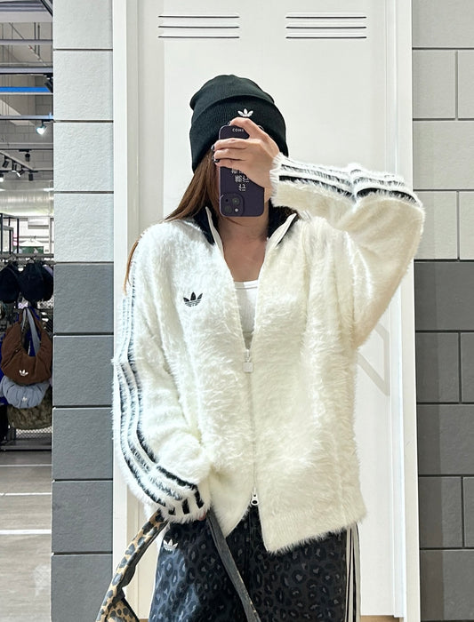 ADIDAS ORIGINALS FAUX FUR JACKET