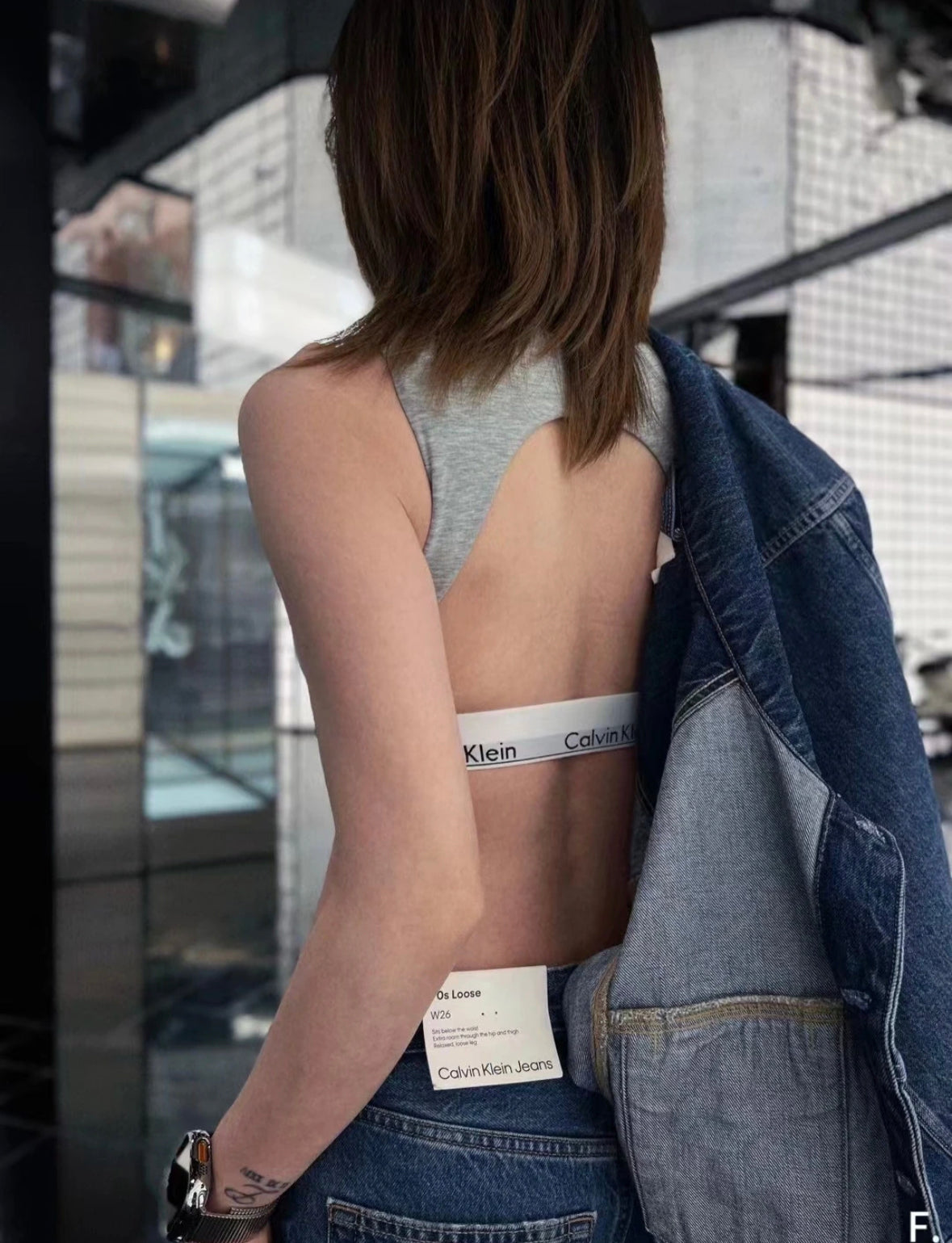 Calvin Klein Underwear Modern Cotton Open Back Bralette