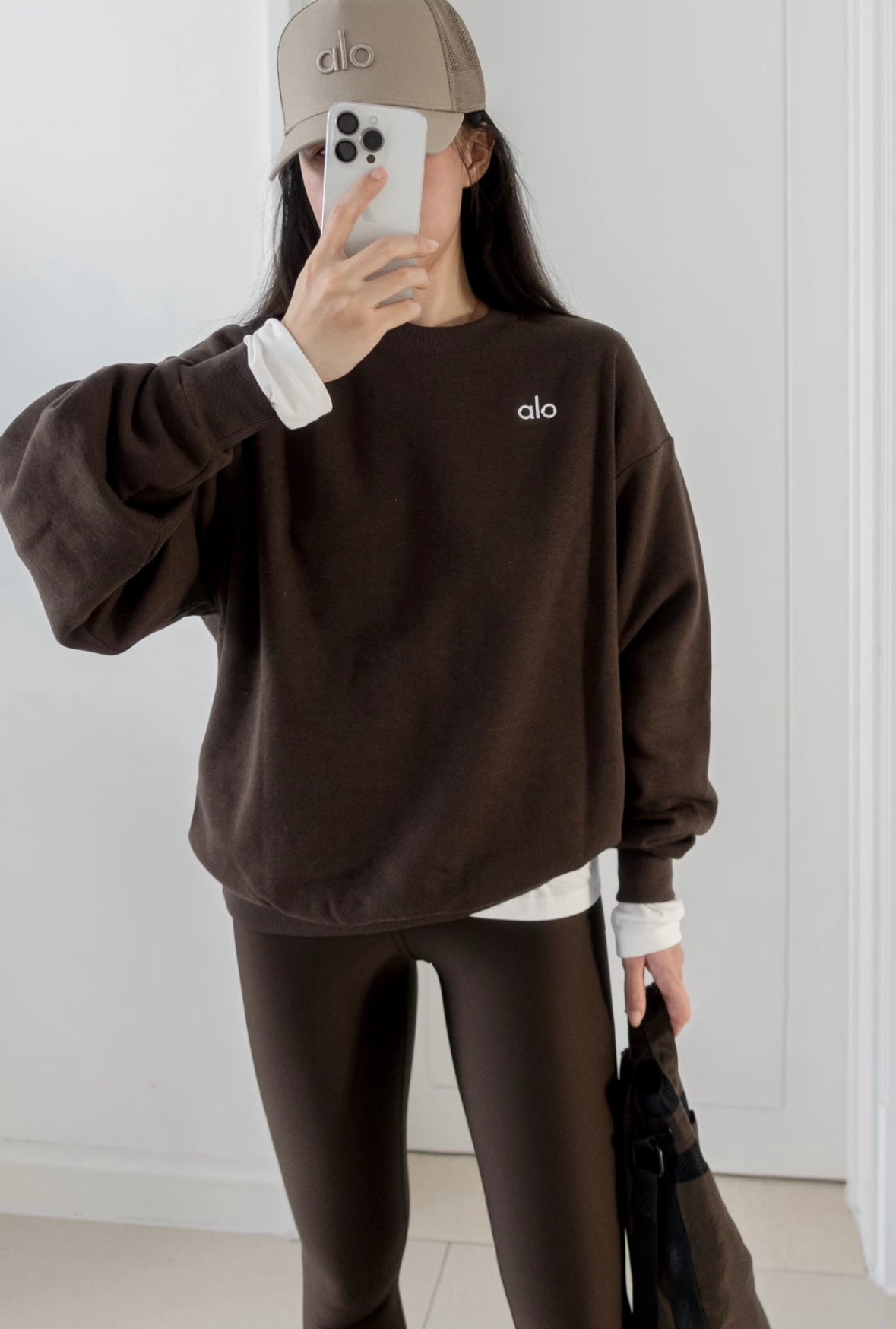 Alo Yoga Fleece Accolade crewneck sweatshirt