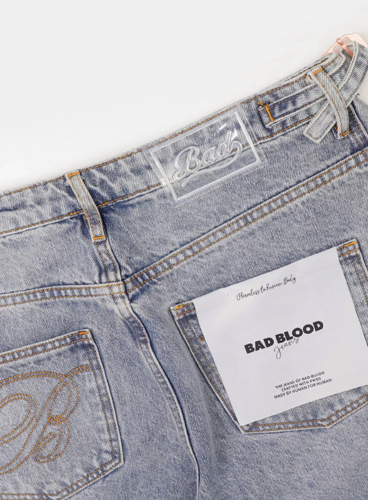 BADBLOOD CHARLIE BARREL JEANS