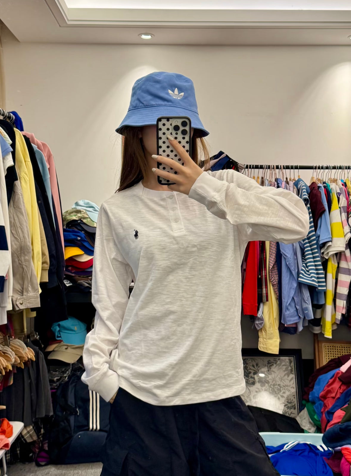 Polo long sleeve Henley T-Shirt