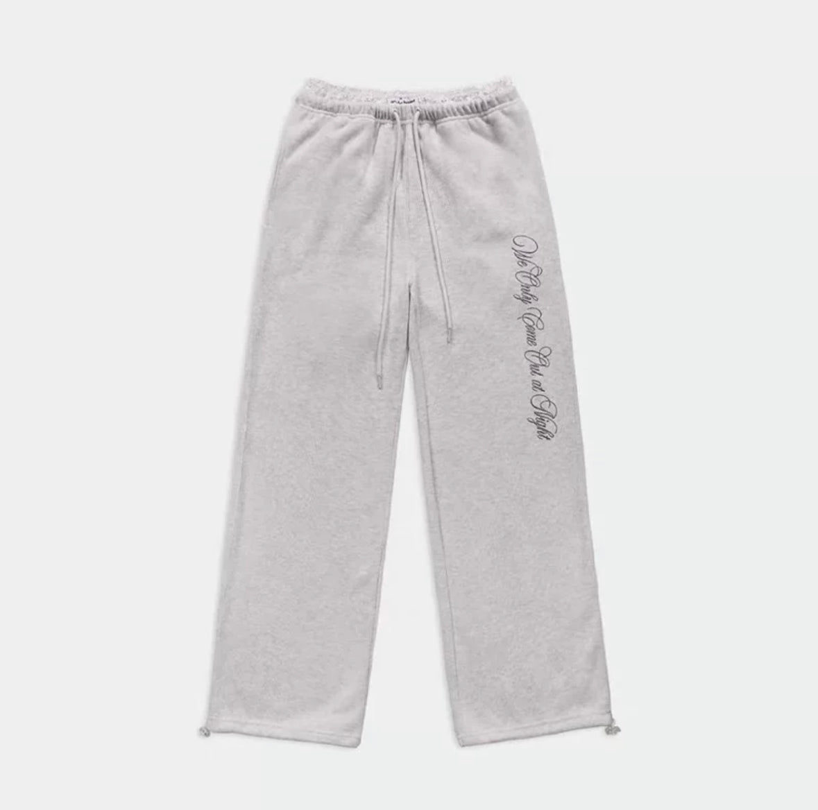 Bad blood Pure Lace Trim Jogger-Grey