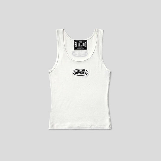 Badblood Mystic Tank Slim Fit - White