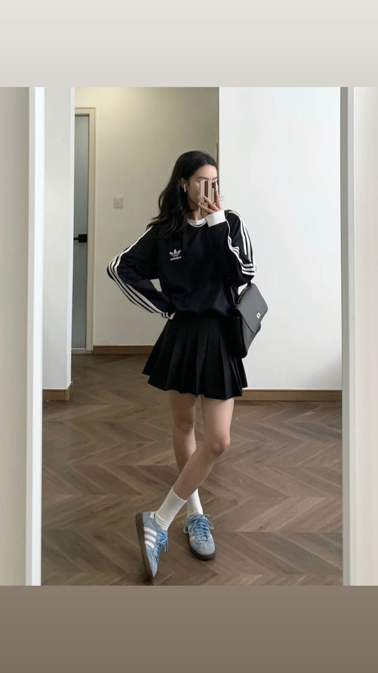 Adidas round neck sports longs tee