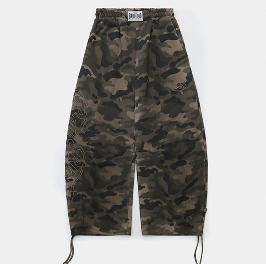 Badblood Mystic Capsule 2 Way Curved Jogger Trousers - 迷彩