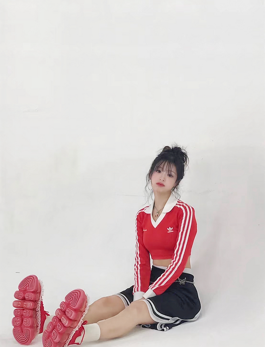 Adidas Long Tee - Red