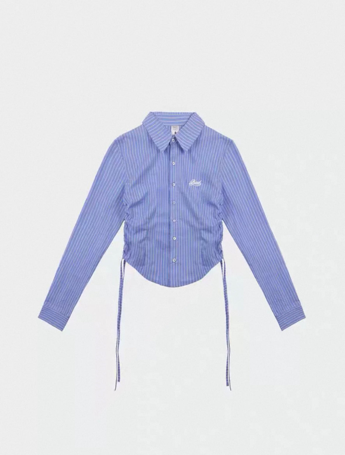 Badblood Shirring Shirt Slim Fit Blue