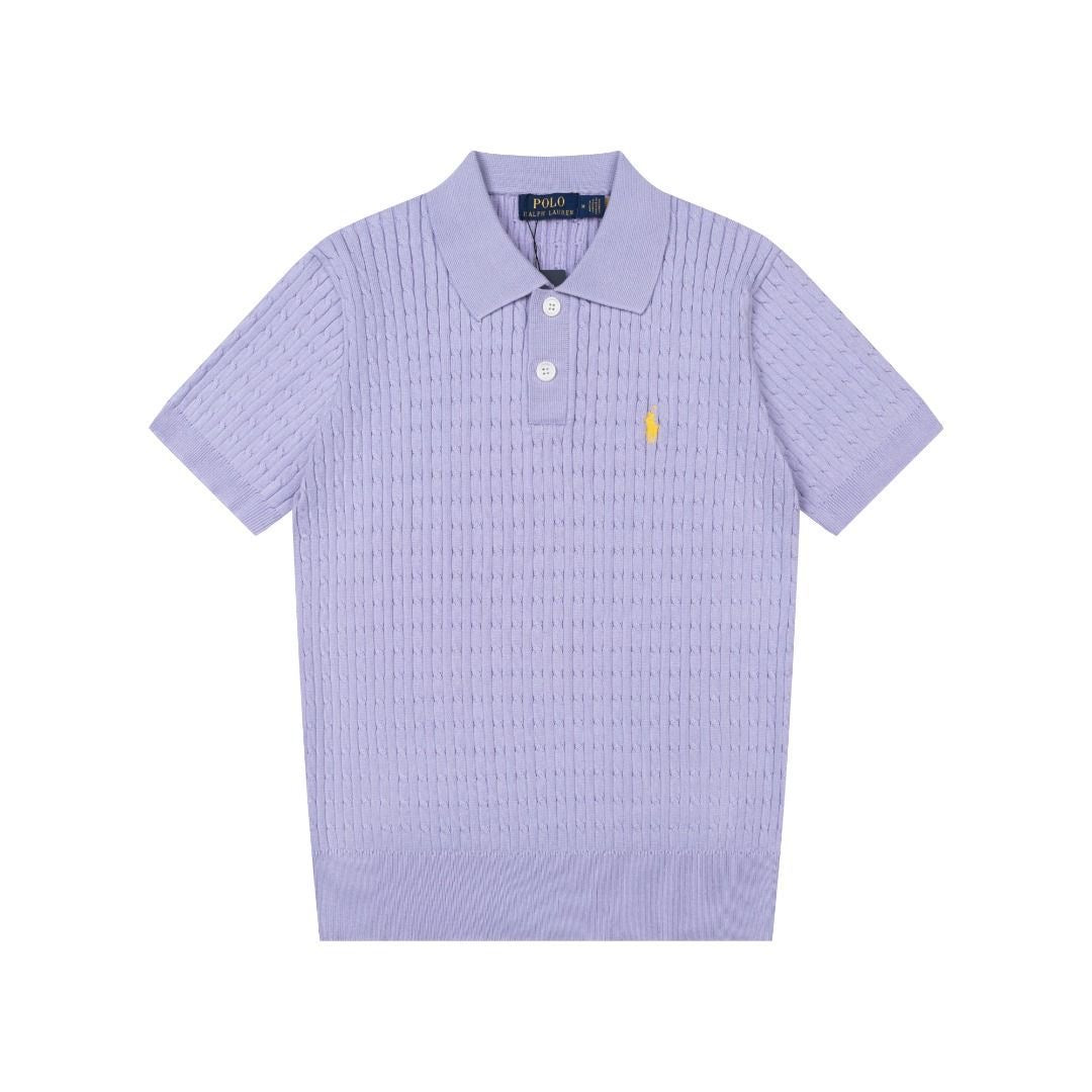 Polo Sweater(polo領細麻花)