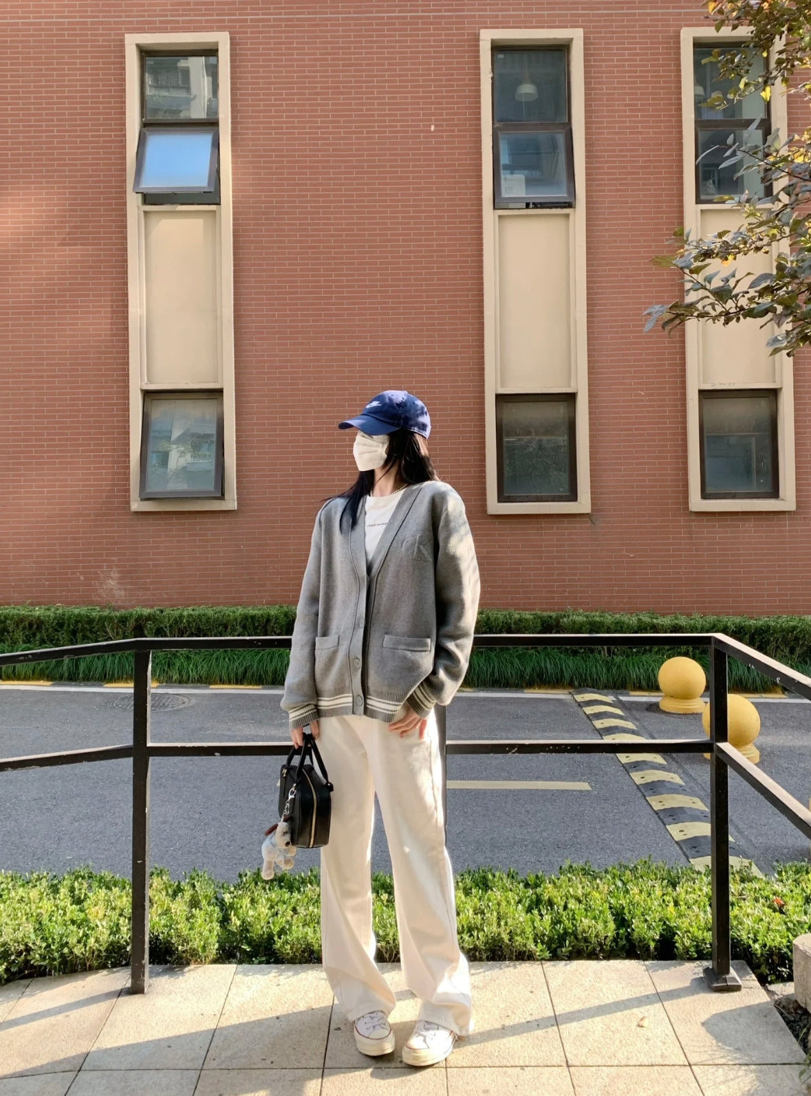 Ck 24ss Cardigan sweater - grey