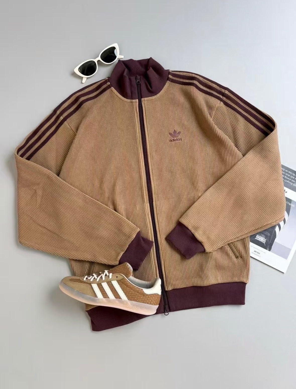 ADIDAS KNIT TRACK TOP