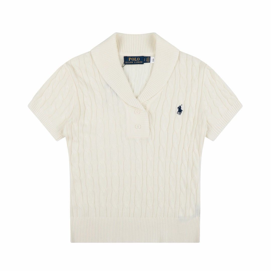 Polo Short-Sleeve Johnny Collar Polo Sweater