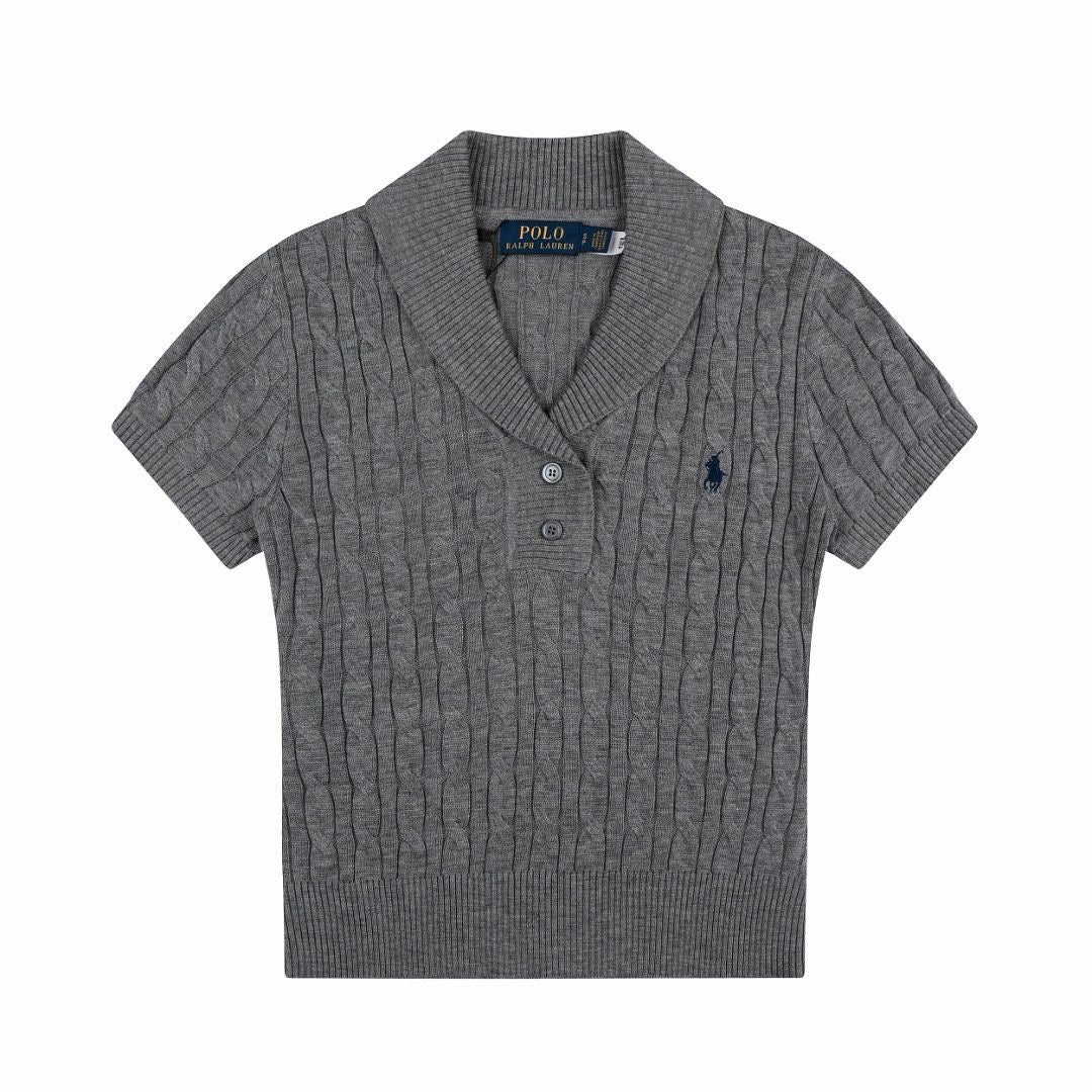 Polo Short-Sleeve Johnny Collar Polo Sweater