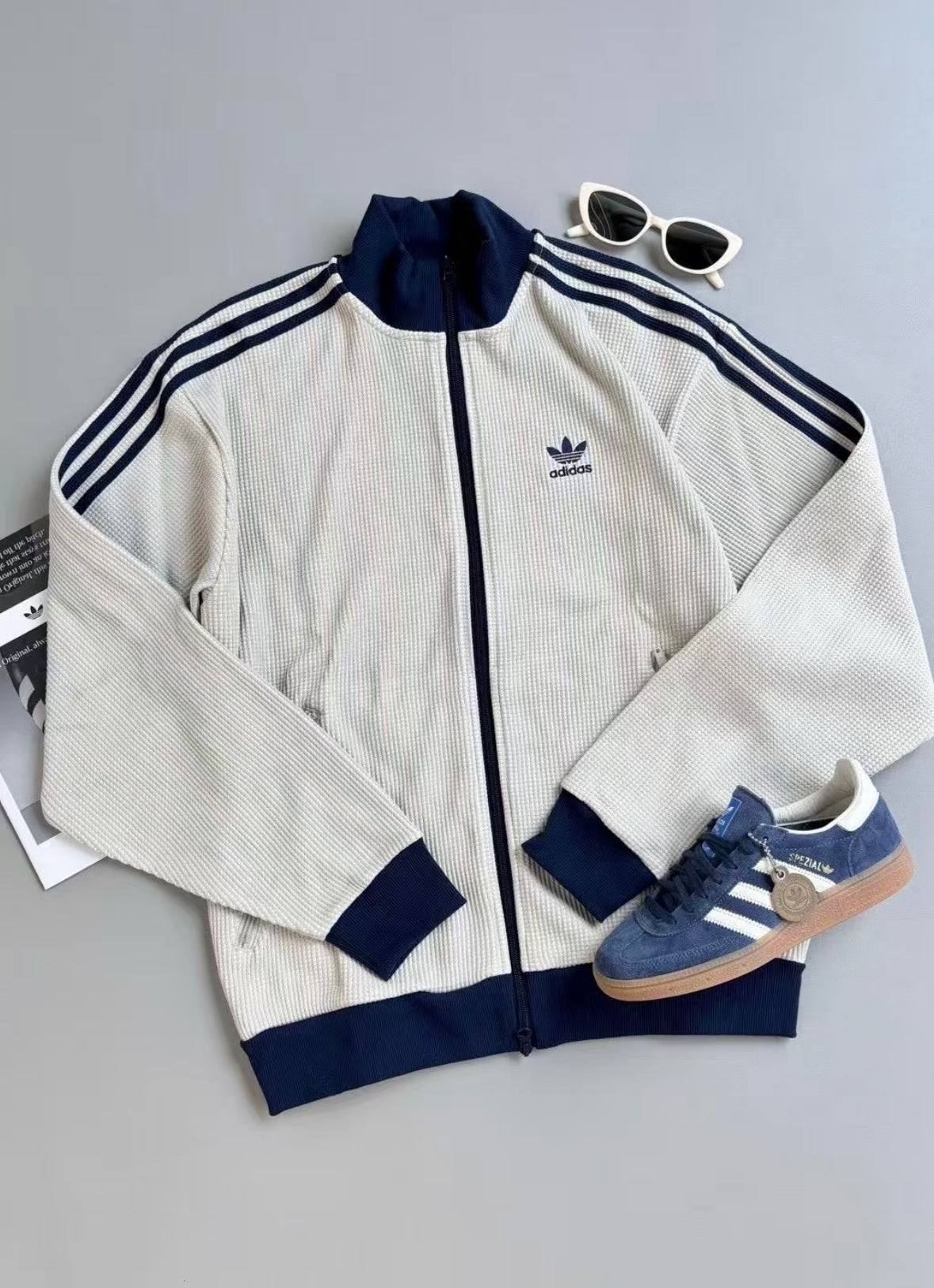 ADIDAS KNIT TRACK TOP
