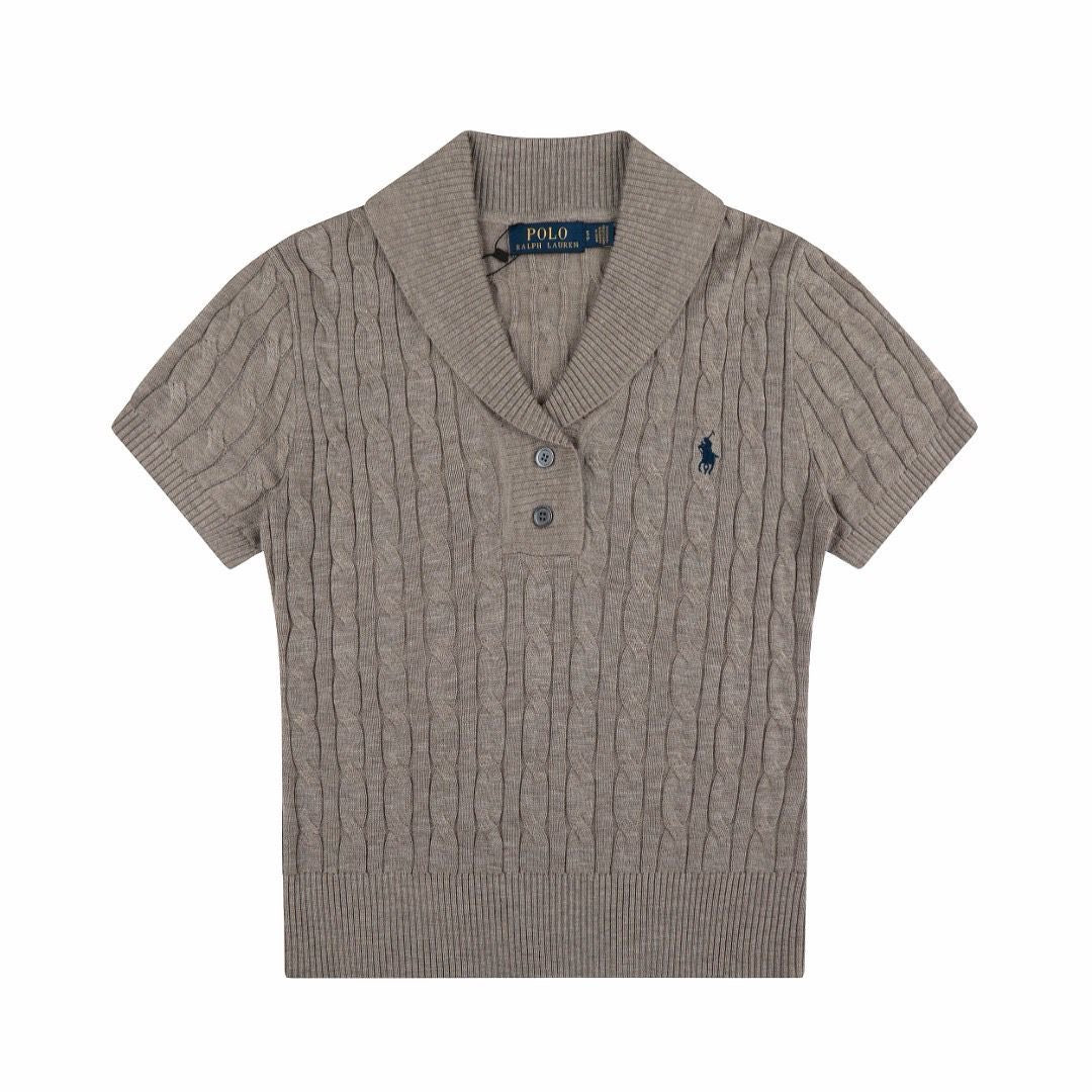 Polo Short-Sleeve Johnny Collar Polo Sweater
