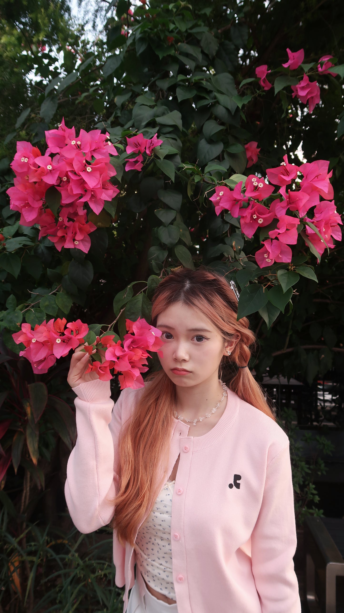 RR Logo cropped cardigan
