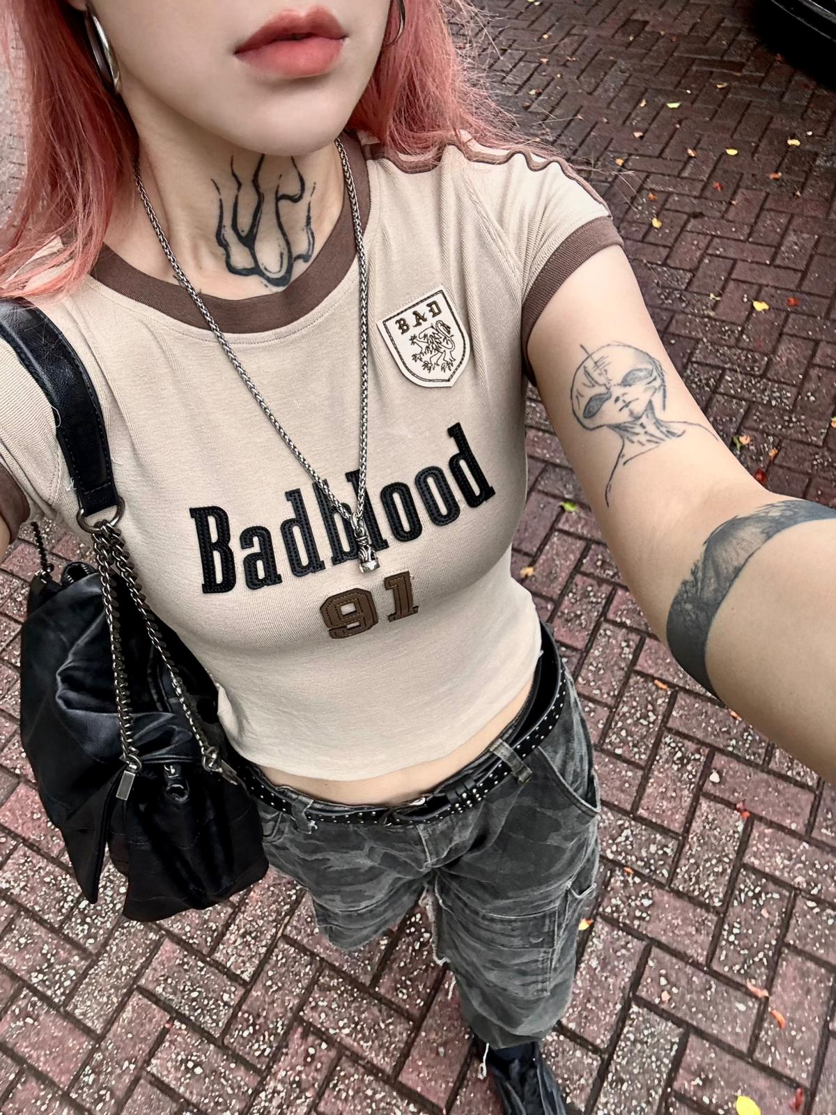 [w-tee25-107] Vintage Club Jersey Ringer T-Shirt