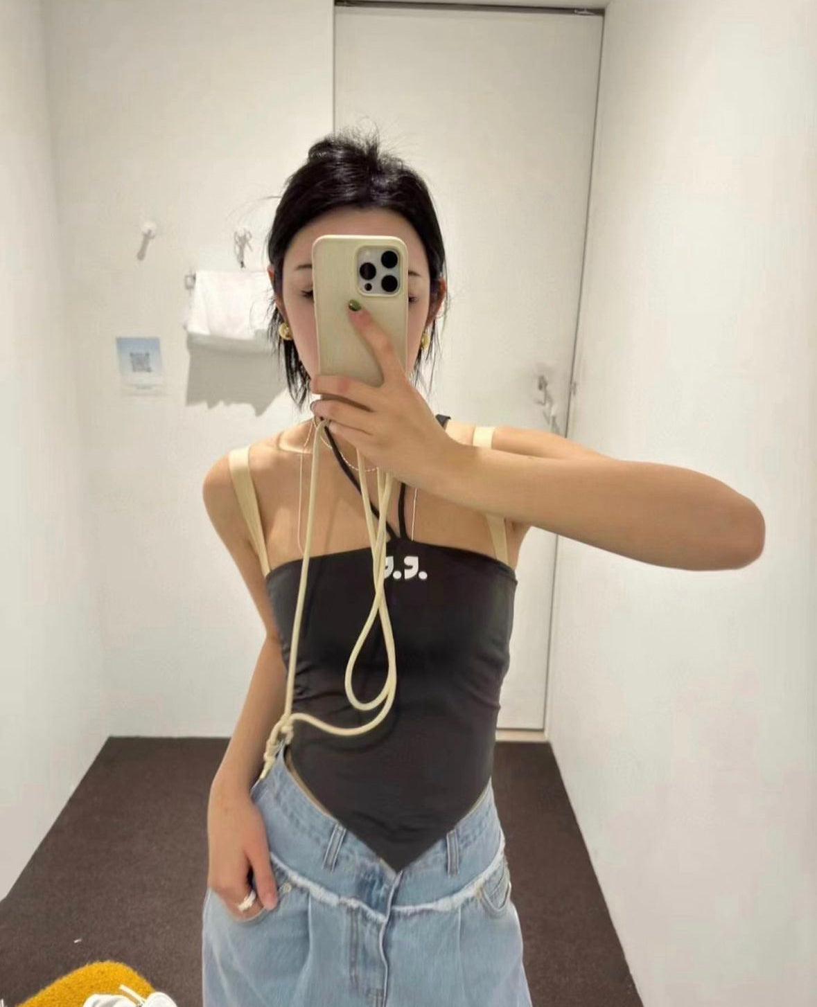 REST & RECREATION RR BOLERO+HALTER TOP