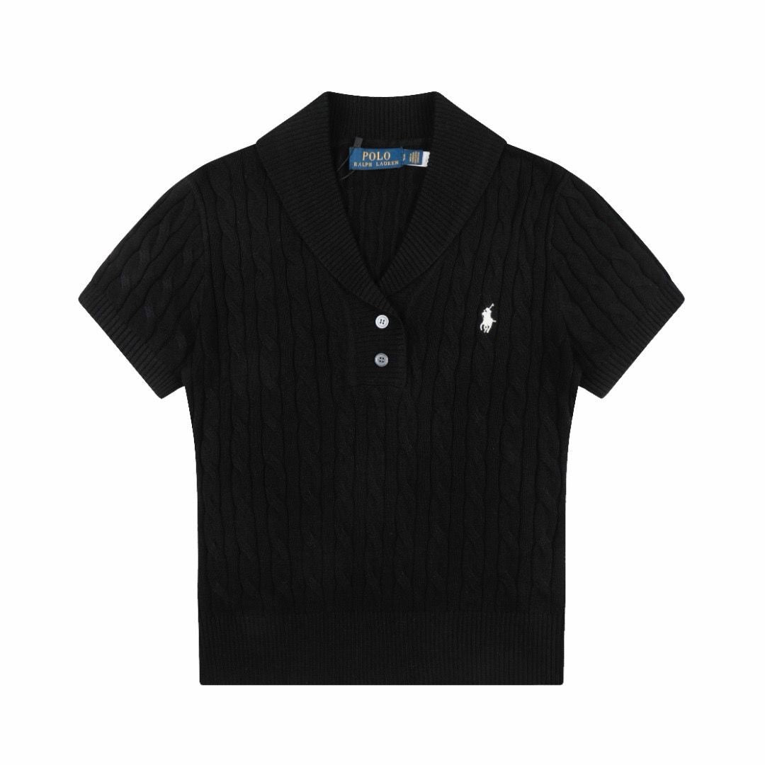 Polo Short-Sleeve Johnny Collar Polo Sweater