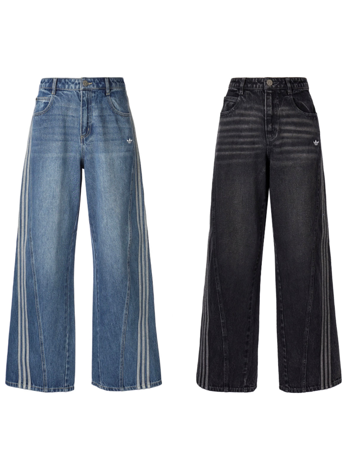 Adidas Originals Relaxed Loose Denim Pants
