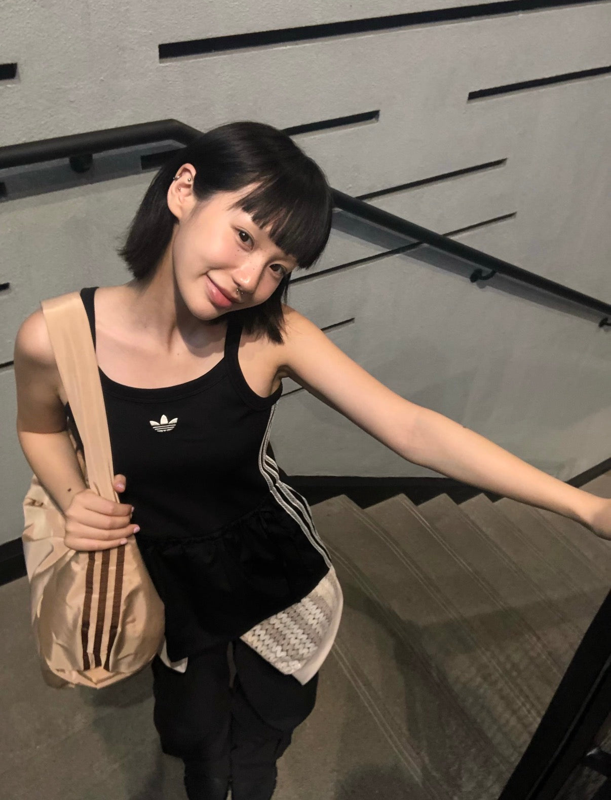 adidas Originals Women Classic 3-Stripes Slim Camisole Tank Top