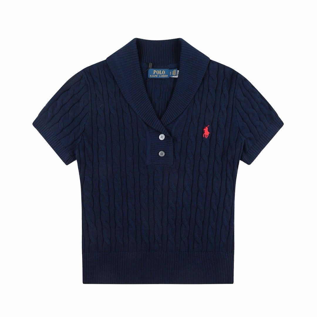 Polo Short-Sleeve Johnny Collar Polo Sweater