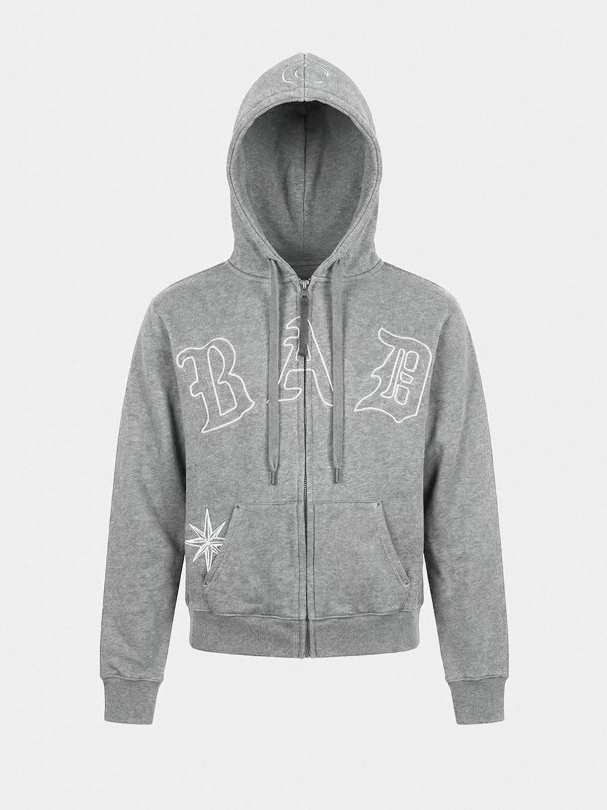 Bad blood Corteiz BAD Star Zip Up Hoodie