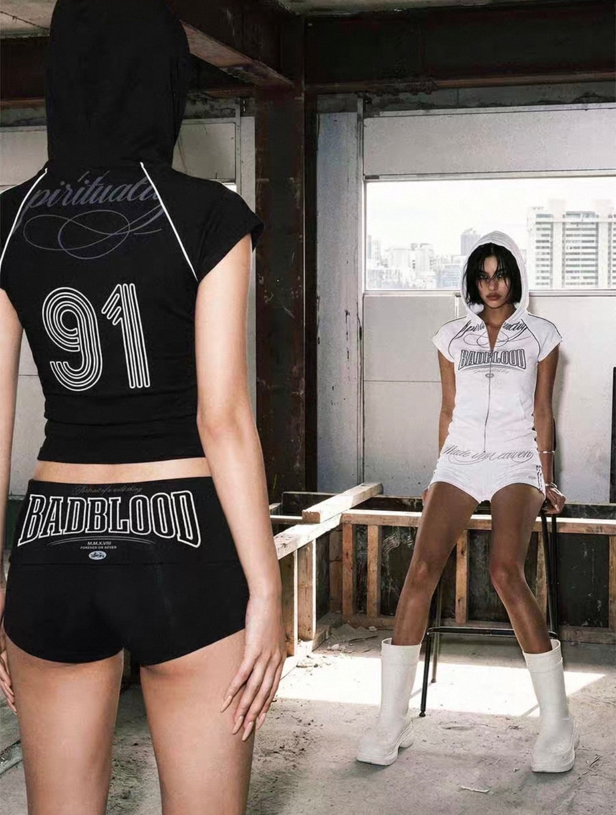 Bad blood Spirituality Sleeveless Zip-Up Hoodie