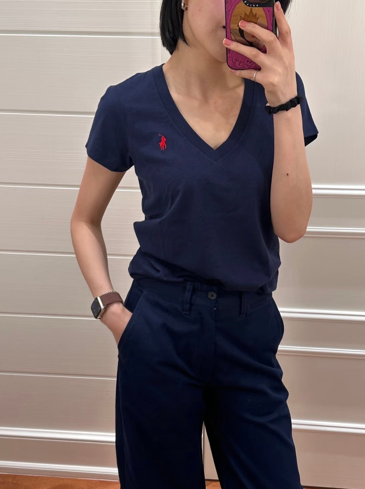Polo Ralph Lauren Women's Classic Fit V-Neck Cotton Jersey T-Shirt