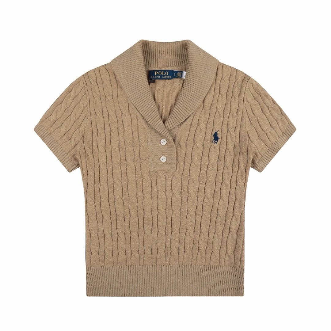 Polo Short-Sleeve Johnny Collar Polo Sweater