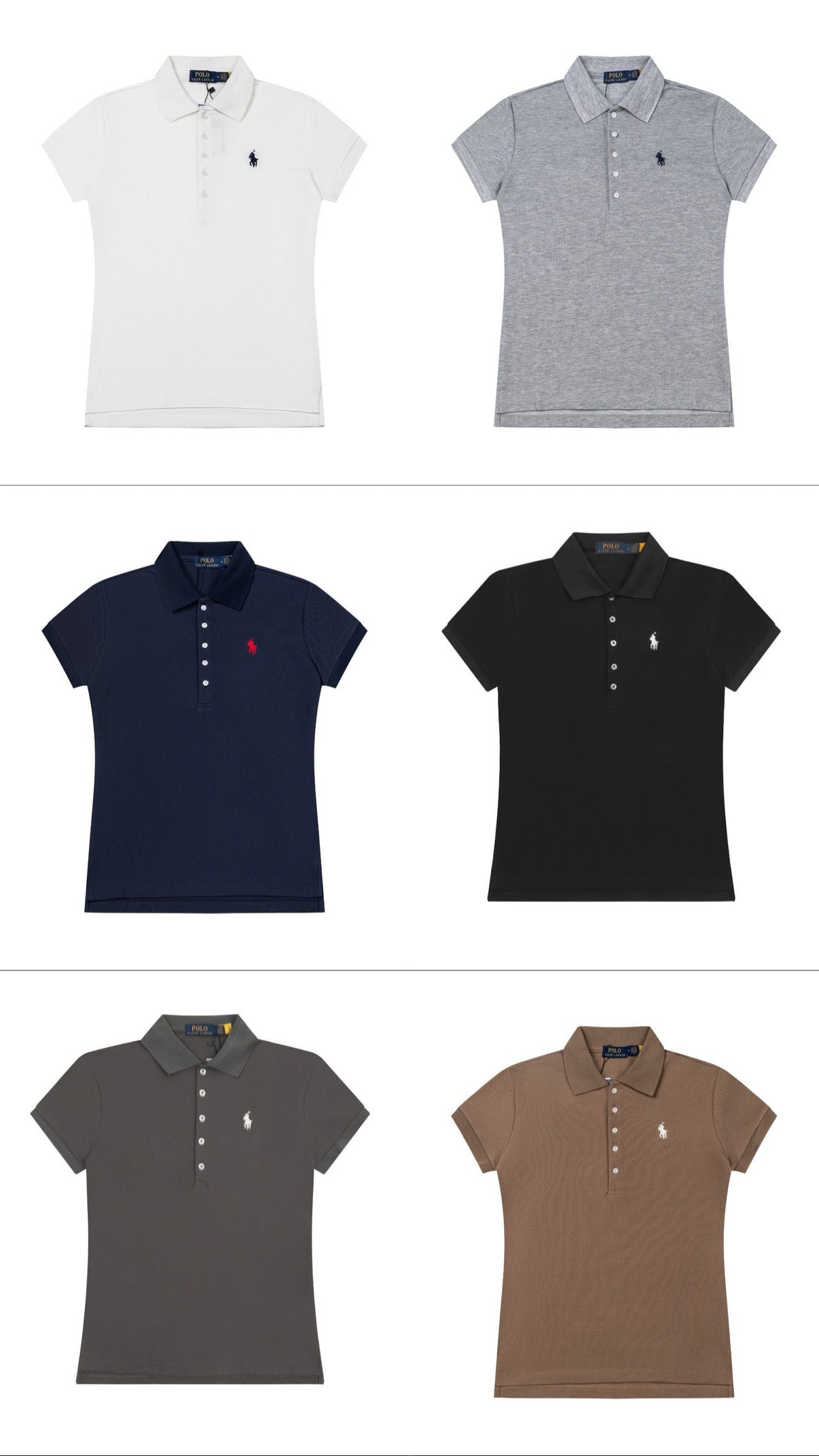 Polo Ralph Lauren Women's Custom Slim Fit Stretch Piqué Polo Shirt