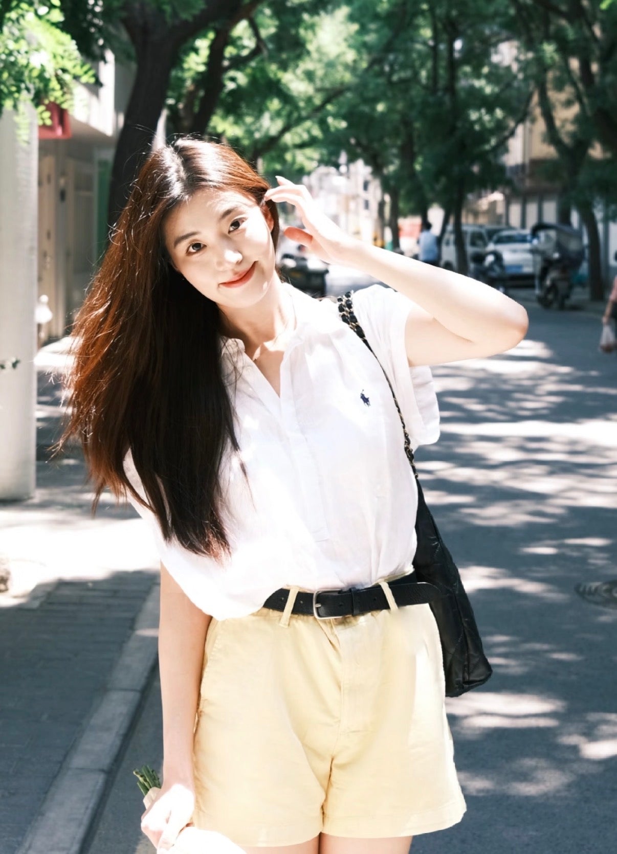 Polo 棉麻 Classic Fit Button-Down Collar Linen Short-Sleeve Shirt