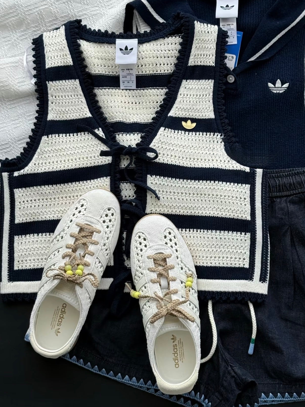 Adidas Originals RESORT S CROCHET TANK TOP