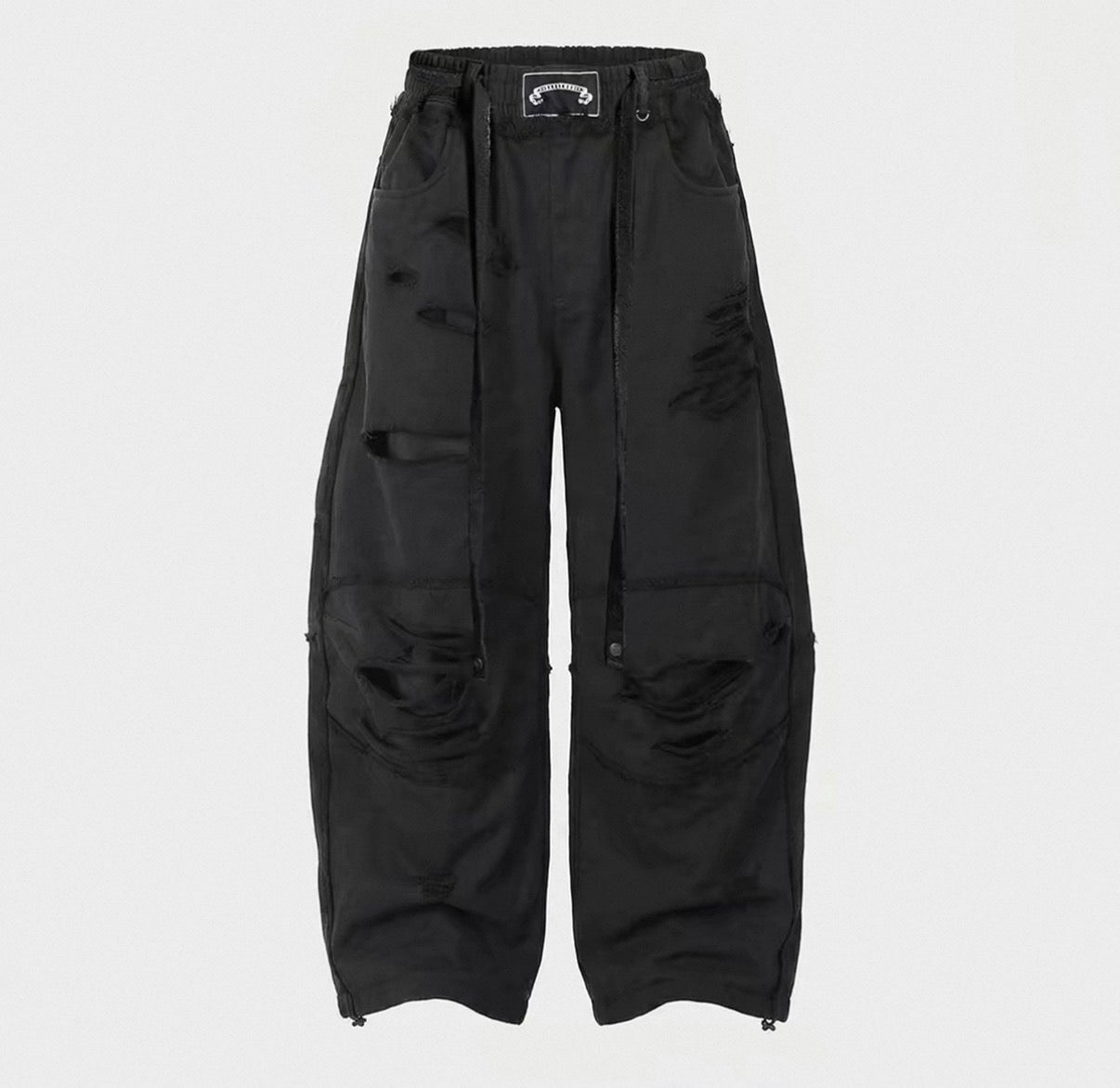 Badblood Multi Rip Baggy Drawstring Sweat Pants